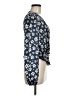 Jill Jill Stuart 100% Polyester Blue Long Sleeve Blouse Size 6 - photo 4