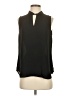 Ann Taylor 100% Polyester Black Sleeveless Blouse Size S - photo 1