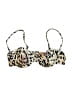 Lulus Animal Print Gold Swimsuit Top Size S - photo 1