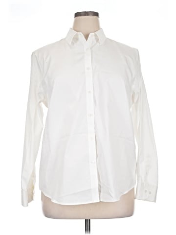 Jones New York Signature Long Sleeve Button-Down Shirt (view 1)