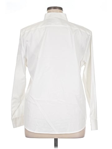 Jones New York Signature Long Sleeve Button-Down Shirt (view 2)