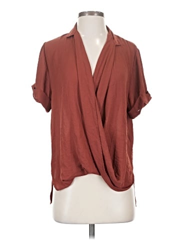 Silence and Noise Short Sleeve Blouse (view 1)