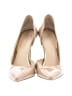 J.Crew Factory Store Metallic Ivory Gold Heels Size 8 - photo 2
