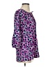 Assorted Brands Purple 3/4 Sleeve Blouse Size S - photo 4