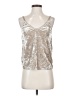Zara W&B Collection Silver Tank Top Size S - photo 1