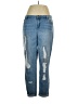 Ashley Stewart Hearts Blue Jeans Size 14 Plus - photo 1