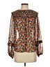 MNG Brown 3/4 Sleeve Blouse Size 2 - photo 1
