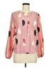 Shein 100% Polyester Pink Long Sleeve Blouse Size M - photo 1