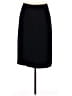Unbranded 100% Wool Solid Black Wool Skirt Size 14 - 15 - photo 1