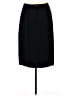 Unbranded 100% Wool Solid Black Wool Skirt Size 14 - 15 - photo 2