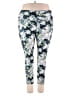 GAIAM Floral Blue Active Pants Size XXL - photo 1