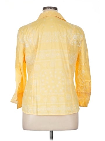 Coldwater Creek 3/4 Sleeve Button-Down Shirt (view 2)