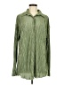 Unbranded 100% Polyester Green Long Sleeve Blouse Size M - photo 1