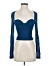 Lulus Blue Long Sleeve Top Size S - photo 1
