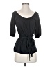 Theory Black 3/4 Sleeve Top Size 00 - photo 1