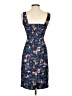 Erdem Print Blue Cocktail Dress Size 2 - photo 2