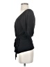 Theory Black 3/4 Sleeve Top Size 00 - photo 5