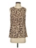 CAbi 100% Polyester Brown Sleeveless Blouse Size XS - photo 1