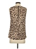 CAbi 100% Polyester Brown Sleeveless Blouse Size XS - photo 2
