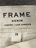 FRAME Denim Ivory Shorts Size 28 waist - photo 3