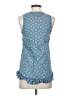 Marc by Marc Jacobs 100% Cotton Blue Sleeveless Top Size 4 - photo 2