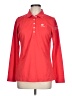 Nike Golf 100% Polyester Red Long Sleeve Polo Size L - photo 1