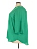 Chaus 100% Polyester Green 3/4 Sleeve Blouse Size 3X - photo 5