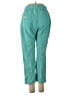 Paradised Stripes Teal Casual Pants Size S - photo 2