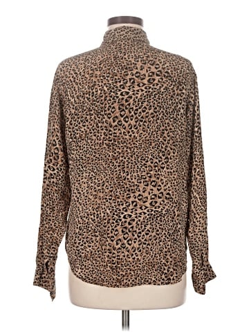 Allison Taylor Long Sleeve Silk Top (view 2)