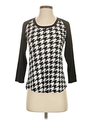 Aqua Blues 3/4 Sleeve Top (view 1)