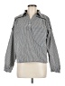 Unbranded Houndstooth Gray Long Sleeve Blouse Size M - photo 1