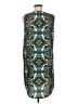 Renee C. Paisley Teal Casual Dress Size M - photo 2