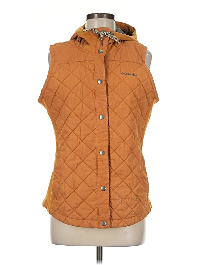 Pre-owned Columbia Vest In Orange