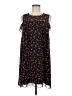 BCBGeneration 100% Polyester Floral Black Casual Dress Size M - photo 1