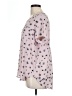 Pleione 100% Polyester Pink Short Sleeve Blouse Size L - photo 5