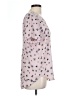 Pleione 100% Polyester Pink Short Sleeve Blouse Size L - photo 4