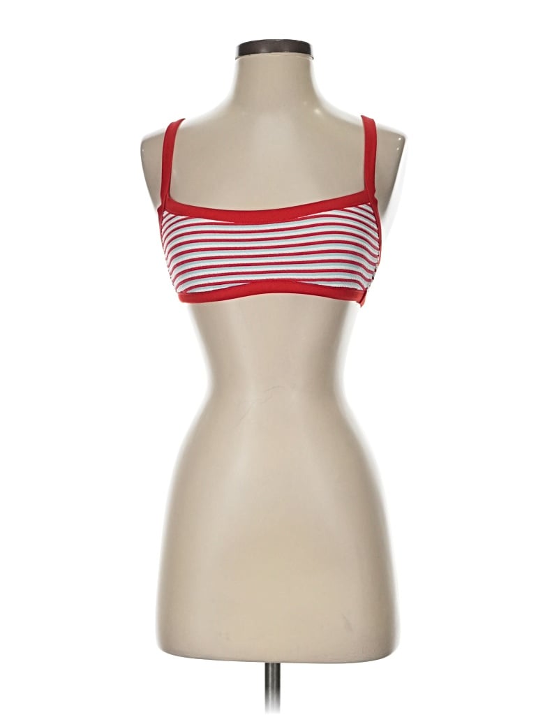 Pre-owned Wild Fable Tank Top Red Strapless Neckline Tops