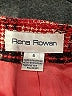 Rena Rowan Tweed Red Jacket Size 6 - photo 6