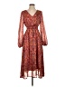 Shein 100% Polyester Paisley Red Casual Dress Size S - photo 1