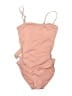 Time and Tru Solid Tan Swimsuit Top Size M - photo 2