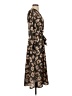 Unbranded 100% Polyester Floral Multi Color Brown Casual Dress Size XS - photo 4