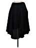 Express 100% Polyester Solid Black Formal Skirt Size 00 - photo 1