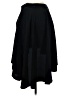 Express 100% Polyester Solid Black Formal Skirt Size 00 - photo 2