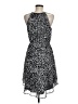 Collective Concepts 100% Polyester Animal Print Black Cocktail Dress Size M - photo 2