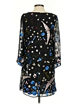 adrianna papell blue mist dress Alice + Olivia | Bauery Puff Sleeve Mini Dress | S