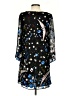 Alice + Olivia 100% Polyester Print Black Cocktail Dress Size XS - photo 2