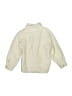 Zara 100% Microtherm Tweed Ivory Long Sleeve Button-Down Shirt Size 6 - photo 2