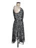 Collective Concepts 100% Polyester Animal Print Black Cocktail Dress Size M - photo 4