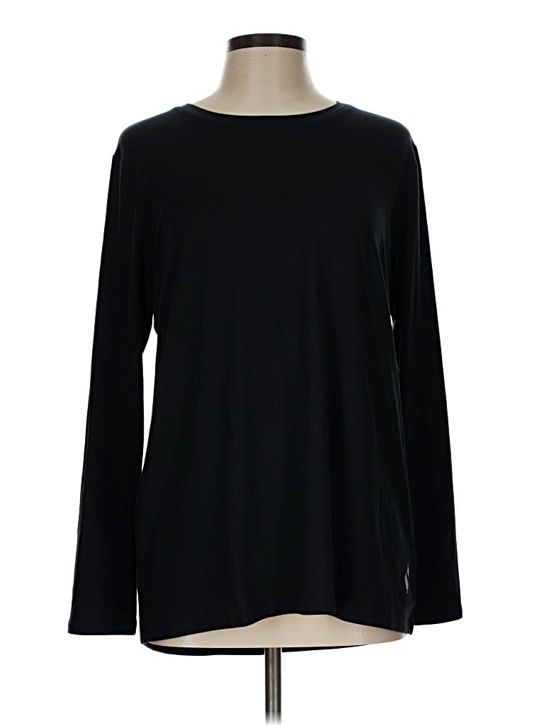 Pre-owned Skechers Long Sleeve T-shirt In Black