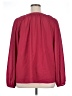 Ann Taylor LOFT 100% Polyester Burgundy Long Sleeve Blouse Size XL - photo 2